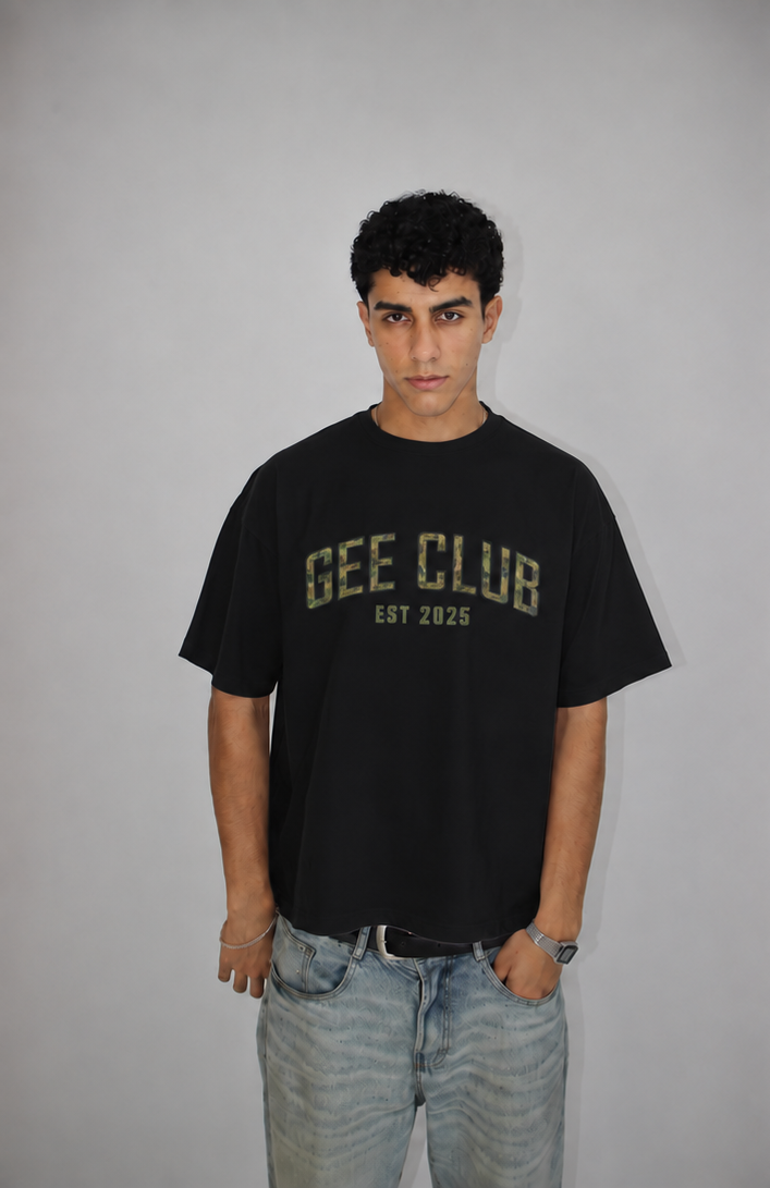 BLACK CAMO GEE TEE